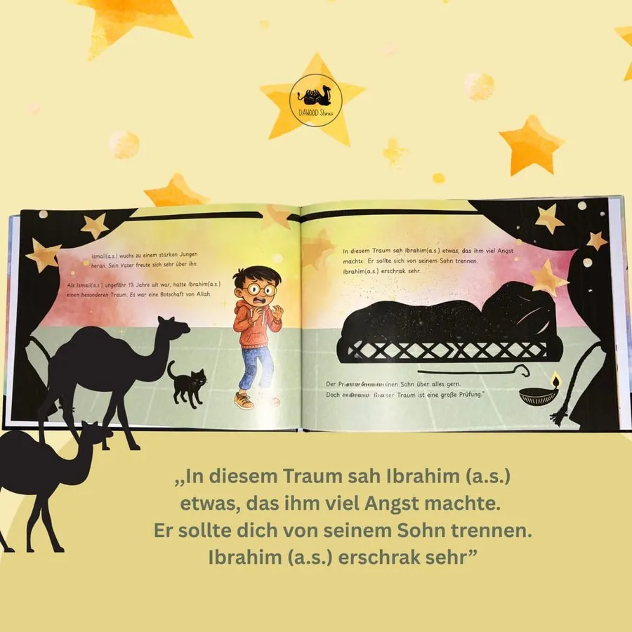 Innenseite aus Der Prophet Ibrahim a.s. und das Opferfest