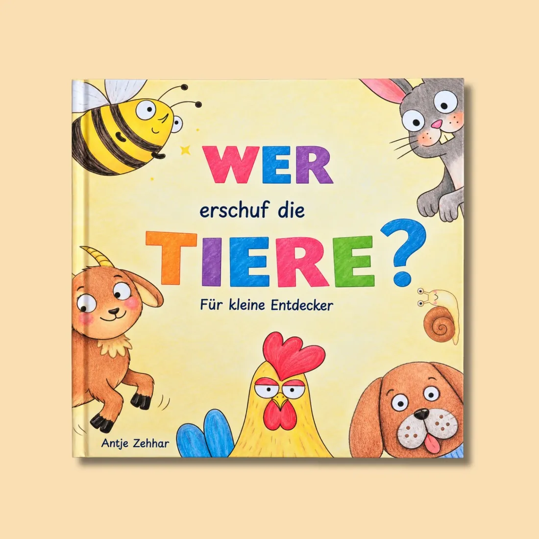 Cover: Wer erschuf die Tiere? Ein Rätselbuch für kleine Entdecker